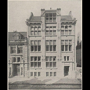 De Liro bank aan de Spiegelstraat 1905